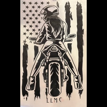 LLMC Biker Babe Black Vinyl LLMC Biker Babe Black Vinyl