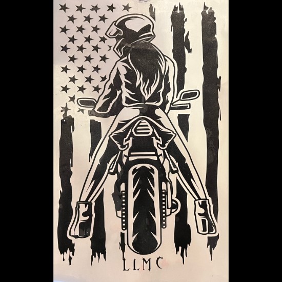 LLMC Biker Babe Black Vinyl LLMC Biker Babe Black Vinyl