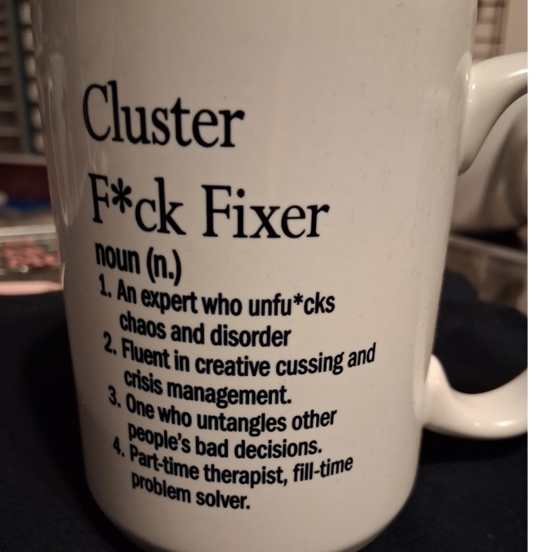 Cluster Fixer Mug Cluster Fixer Mug