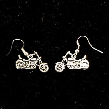 Motorcycle Earrings Motorcycle Earrings