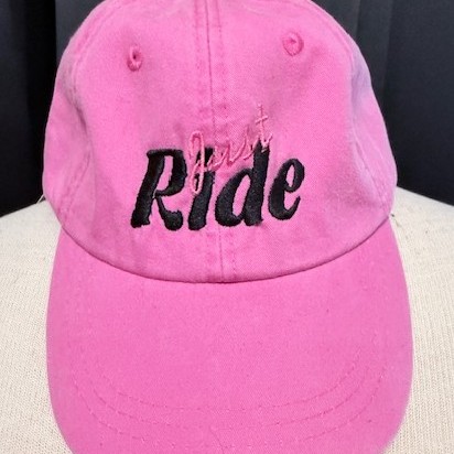 Just Ride Dark Pink Hat